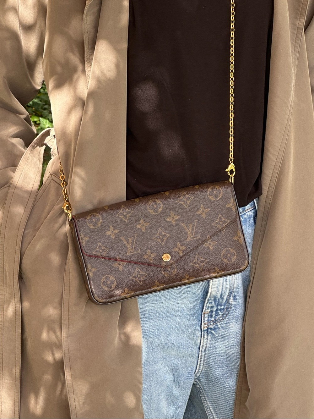 Louis Vuitton Monogram Pochette Félicie One Insert & dust bag